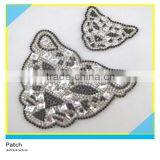 Hot Fix Glass Rhinestone Applique Hotfix Colorful Glass Stone Heart Shape Patch 5.5x7cm thumbnail-5