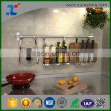 Stainless Steel Kitchen Wall Mount Rack Hanging Pot Rack Pan Organizer Quality Choice thumbnail-6