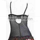 Red Dot Black Sexy Lace Mature Woman Lingerie,transparent Sexy Lingerie thumbnail-4
