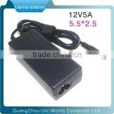 12V 5A 5.5*2.5mm LCD Laptop ac Adapter