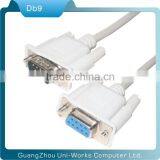 Male to Female Db9 Cable Rs232 Cable