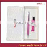 Colorful Crystal Ball Pen and Crystal Usb Flash Drive Gift Set