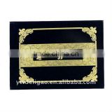 Hot Sale Office Stationery Hot Stamping Flocking Cloth Wrapping Arab Honor Certificate Holder