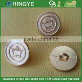 Crown Logo in Gold NF Color Metal Shank Button -- M1607