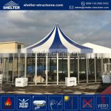 Good quality maximum Wind loading 100km/h(0.5kn/sqm) 4mx4m cheap gazebo canopy pole tent wholesale for sale