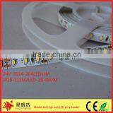 DC 12V/24V SMD 3014 238LEDs/M 2380LM/M Double white PCB with CE/RoHS/LVD ultra thin led strip
