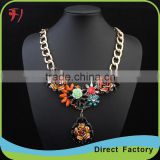 Europe big brand jewelry women rhinestone titanium necklace for wedding,party and gifts