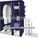 Five Layer Frame Use of Clothes Can be Folded Fabric Wardrobe thumbnail-1