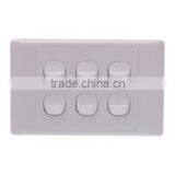 Signature Series 6 Gang Loaded Switch