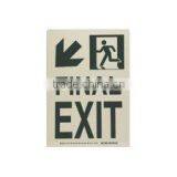 Glow-In-The Dark Aluminum Safety Guidance Sign thumbnail-1