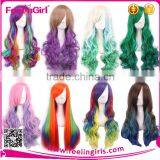 Exported Fancy Mixed Color Synthetic Cosplay Wigs Caps thumbnail-1
