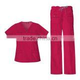 Wholesale OEM Hotsale Fashion Natural Uniforms Women's Junior Scrub Set/Nurse Uniform/Hospital Uniform thumbnail-3