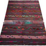 Retro Style Rug - Decorative Floor Rug - Hand Crafted Rug thumbnail-1