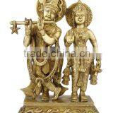 Radha Krishna Standing on Base 12"