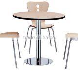 Round wood Restaurant table GZH-G725+T512