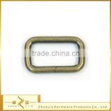 Cheap 1" Wire Silver Rectangle Buckle Ring thumbnail-2