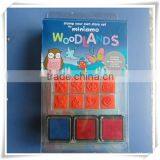 Acrylic Rubber Stamp Box-Many Colorful Green Square Acrylic Stamp thumbnail-1