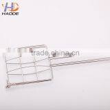 Safe Food Grade Non-stick Bbq Grill Wire Mesh With Wooden Handle thumbnail-3