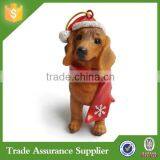 Professional Dog Supplier Polyresin Dachsund Christmas Ornament thumbnail-3