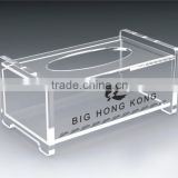 custom clear acrylic hotel supplies tissue box , acrylic tissue box holder