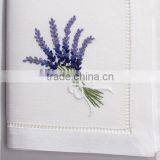 Hand Embroidery Napkin,hemstitch Napkin,linen Napkin thumbnail-6