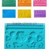 PVC and BPA Free Target Audited Supplier Factory Directly Sale Silicone Mold for Fondant