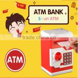 2016 hot sell atm bank toy mini atm money box for kids toy smart piggy box
