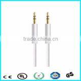 Wholesale 3 Pole Gold Plated 3.5mm Aux Cable for Phone thumbnail-1