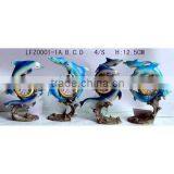 Pewter Dolphin Clock