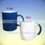 11oz Blue Color Stoneware Full Color Changing Mug