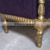 Finished Furniture - Living Room Sofa With Antique GOLD LEAF Finish Color