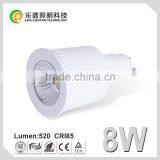 RoHS CE Epistar COB UNIQUE Lamp Bulb Light GU10 12V Dimmable CRI 85Ra CCT Options 8W LED Spot Light LED Spot Light GU10