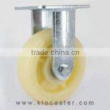 6" Rigid/ Fixed Heavy Duty Nylon Caster thumbnail-1