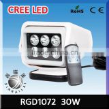 Remote Control Searchlight 30W RGD1072 Led Daytime Running Light with IP 67