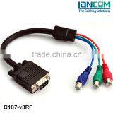 High Quality and Speed SVGA Cable to 3RCA Cable thumbnail-1