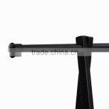 Black Metal Coat Hat Rack 2-tier Garment Drying Rack Clothes Shoe Organizer thumbnail-6