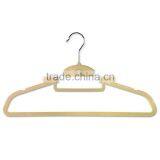 Flocked Suit Hanger With Tie Bar and Cascading Hook thumbnail-4