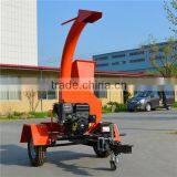 TC4 Gasoline Engine Mini Mobile Wood Chipper Machinery thumbnail-4