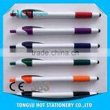 Promotion Click Action Screen Touch Ball Pen With Soft Grip, White Barrel Pen thumbnail-6