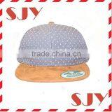 Custom All Over Print Dot 5 Panel Hat With Suede Brim thumbnail-4