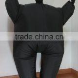 black inflatable costume