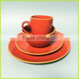 Italy Ceramic Glaze Dinnerware Set 16 Pcs thumbnail-2