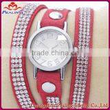 Round Pretty Girls Fashion Watch Cool Wrist Quartz Watch Stainless Steel Color Watch thumbnail-1