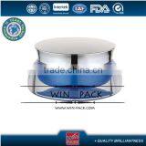 15G Set Series Cream Glass Bottle, Inner Jar Painted With Shiny Gold Aluminum Cap thumbnail-3