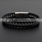 Hot Selling Men Genuine Leather Bracelets Wholesale thumbnail-6