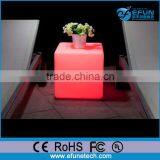 Battery Rechargable Rgb Color Changing 3d Led Cube Light,led Cube End Table
