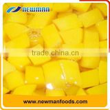 2016 corp A10 canned peach dices in light syrup diced peaches 3100ml