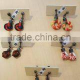 Japanese Handmade Fashion Earrings From Kimono Fabric thumbnail-1