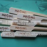 Hot selling disposable bamboo flat BBQ skewer with logo manufacturer