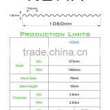 Translucent Polycarbonate Corrugated Lamianted Green Sheet (Pearly GREEN MINI) thumbnail-6